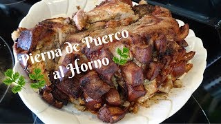 Pierna de Puerco al Horno Super Delicioso Mis Recetas Deliciosas puercoalhorno [upl. by Lennad]