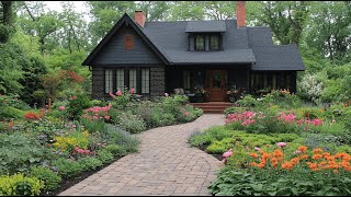 Landscaping Cape Cod Frontyard Garden Like Never Before 🏡🌺 Cape Cod Front Yard Garden Inspiration [upl. by Iznil]