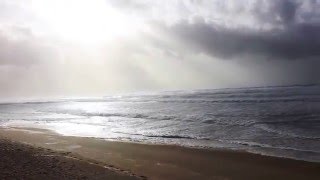 Houle Tempête Biscarrosse Plage 11012016 [upl. by Dehlia712]