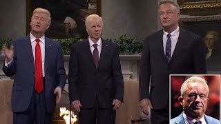 Alec Baldwins RFK Jr SNL Skit Sparks Outrage [upl. by Shurlock]