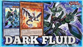 FIREWALL DRAGON DARK FLUID WITH BORRELOAD RIOT DRAGON BEST 1 CARD COMBO IN YUGIOH DUEL LINKS [upl. by Judenberg]