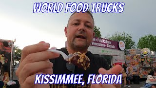 World Food Trucks Kissimmee FL I Cant Believe The Variety Of Food Here Full Tour Food Review [upl. by Francie]