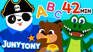 ABC Alphabet Songs  Phonics Songs for Kids  Kindergarten Song  JunyTony [upl. by Westmoreland]