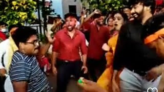 Actress Pragathi Mass Dance Performance with Hero Naveen Chandra Exclusive Viral Video [upl. by Sadnalor714]