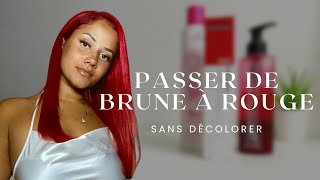 Cheveux  passer de brune à rouge en 1 fois sans décolorer Loréal Majicontrast [upl. by Willem]