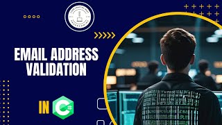 How To Validate Email Address in C English [upl. by Reiter]
