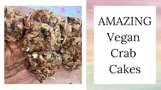 AMAZING Vegan Crab Cakes \\ Whole Food PlantBased Recipe on my Blog [upl. by Wolpert]