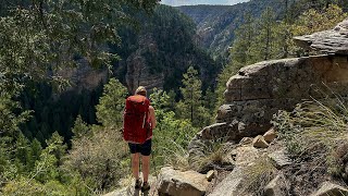 Backpacking West Clear Creek  Arizona [upl. by Lidaa]