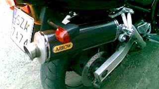 Arrow exhaust FZS 600 Fazer [upl. by Ethelinda985]