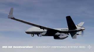 MQ9B SeaGuardian  Sonobuoy Dispensing Pod [upl. by Law141]