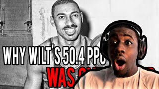 WILT AVERAGING 50Why Wilt Chamberlains 504 PPG Season Is OverratedMekhi Reaction Video [upl. by Emyam]