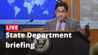 Live State Department briefing with Vedant Patel [upl. by Munniks340]