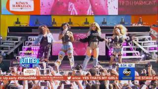 Fifth Harmony  Worth It Live on Good Morning America [upl. by Ayotahc177]