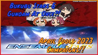 Enstars April Fools Campaign 2023 Bukubu Stars amp Gundam [upl. by Allimaj322]