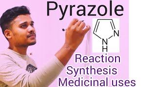 Pyrazole synthesis Reaction medicinal uses [upl. by Nyluqcaj]