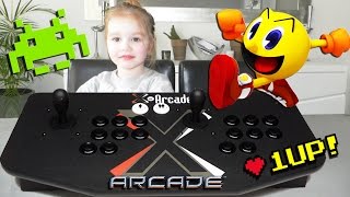 La plus grosse manette de jeu video darcade du monde  Joystick XArcade Unboxing [upl. by Einal]