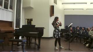 Rachel Kaufman Performs Ferroud Trois Piece pour flute seule [upl. by Eatnoed]