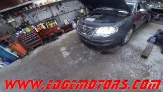 VW Audi auto leveling headlight basic position adjustment  Aiming by Edge Motors [upl. by Vail]