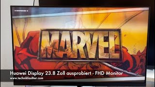 Huawei Display 238 Zoll ausprobiert  FHD Monitor [upl. by Lalad686]