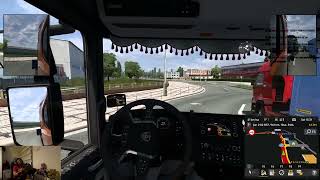 AĞIR YÜKLE YOKUŞTA KALDIK ETS 2de Konvoy Bahane Sohbet Şahane [upl. by Alikam381]