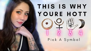 Ever Wonder What Makes You Attractive Pick A Symbol→ find out ☾Psychic • Tarot • Reading☽ [upl. by Akenn]