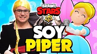 ¡¡ME VISTO DE PIPER Lamentable  Brawl Stars [upl. by Berthe609]