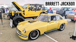 A Rainy Sunday Tent Walk Thru at Barrett Jackson 2024 [upl. by Daveta]