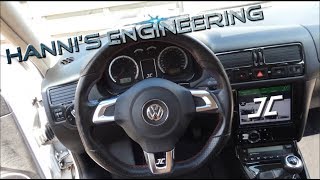 VW GOLF MK4 INSTRUMENTAL CLUSTER MODIFICATION  GOLF MK4 HANNIS ENGINEERING [upl. by Weasner]