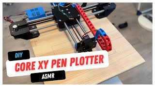 CoreXY pen plotter build and test  silent ASMR video [upl. by Howlyn]