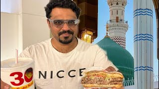 Vlogging in Madinah  Yummy food in Madinah Join me at a new location [upl. by Yttiy]