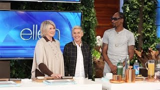 Martha Stewart and Snoop Dogg Share a Taste of Their New Show [upl. by Ophelie]