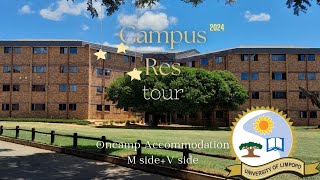 UL STUDENT ACCOMMODATION ONCAMPUS M V side Residences ✨️turfloop campus 2024✨️ [upl. by Denice]