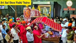 Shirdi Sai baba Palki Yatra 8thAug2024🪔🌺🌼🌷👣🙏Saipariwar100 everyone trending saibabasongs sai [upl. by Alleda]