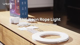 Installation and Setup Guide—AiDot Linkind EN6 Neon Rope Light [upl. by Hairas176]