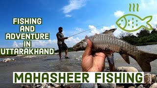 Adventure fishing trip to Uttrakhand  Mahasheer fishing [upl. by Kablesh888]