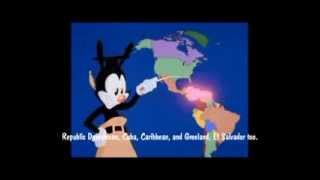 Animaniacs  The Nations of the World With lyrics [upl. by Olbap]