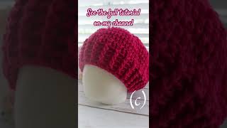 Crochet beret hat any size crochet tutorial crochethat olgapoltava [upl. by Dragoon585]