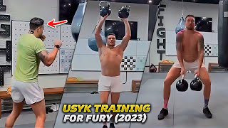 Oleksandr Usyk training for Tyson Fury STRENGTH AND CONDITIONING Usyk vs Fury HIGHLIGHTS HD BOXING [upl. by Winfield]