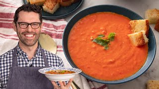 Rich and Creamy Tomato Soup Recipe  SO Easy [upl. by Edora]