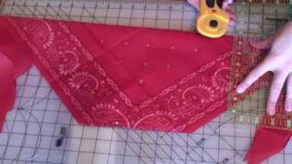 Bandana Bag Tutorial  Whitney Sews [upl. by Stauffer695]