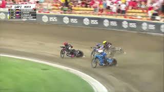 Tai Woffinden crash SGP Gorzow 2024 [upl. by Madelyn650]