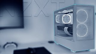 WHITE Gaming PC Build Almost  NZXT H5 Flow [upl. by Adamski]