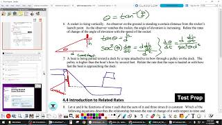 1112 Calc 45 Solving Related Rates Problems [upl. by Gemperle]