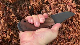 Winkler Knives Crusher Belt Knives Walnut [upl. by Vinia]