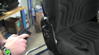 Grammer Seats  MSG8595  How to install armrests [upl. by Opalina]