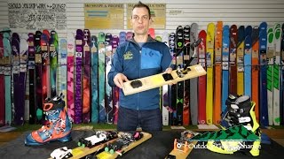 Gear Preview NTN Telemark Ski Bindings 101 [upl. by Latreece967]