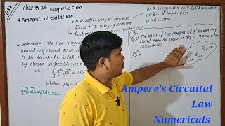 Amperes Circuital Law  Numerical Concept  Grade12 NEB Physics  Learn Physics With CLC Sir [upl. by Olag]