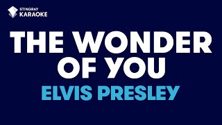 Elvis Presley  The Wonder Of You Karaoke with Lyrics [upl. by Drannel]