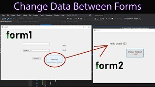 BEST Way to SEND DATA between Multiple Forms  C Windows Form [upl. by Ggerg]