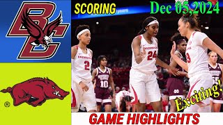 Boston vs Arkansas  Game highlight  Dec 5 2024  NCAA Womens College Basketball [upl. by Grieve382]